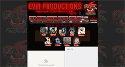Desktop Screenshot of evmproductions.com